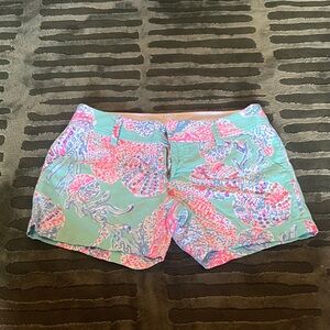 Lilly Pulitzer Pastel Floral Women Shorts Callahan Shorts